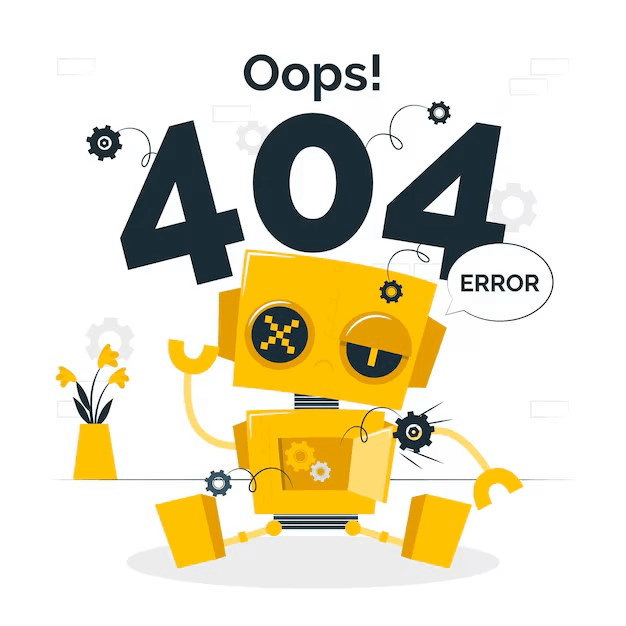 404 error page